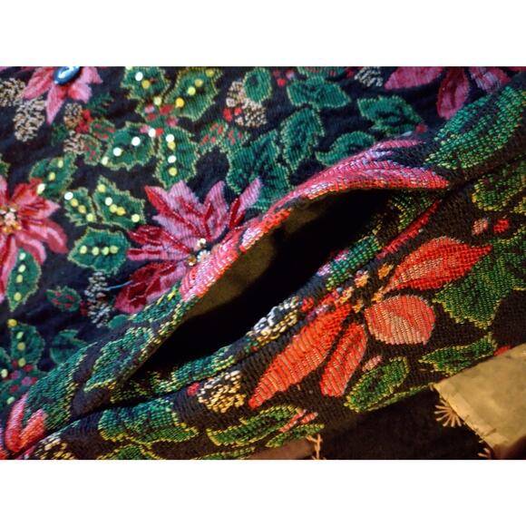 Tudor Court by Haband XL jacket Christmas washable - Picture 9 of 9